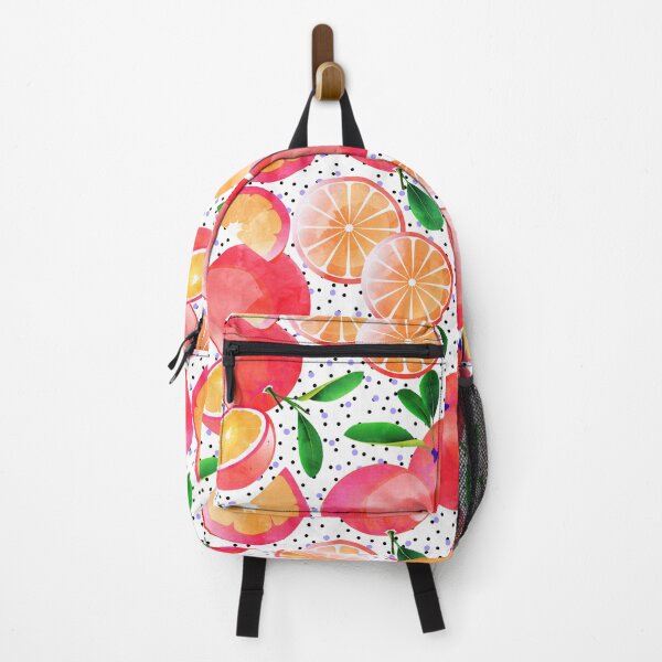 Item preview, Citrus Tropical | Juicy Fruits Polka Dots | Food Orange Grapefruit Pink Watercolor Botanica designed and sold by 83oranges.com.