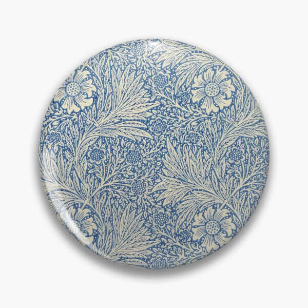 Item preview, Elegant Vintage Blue Flower Pattern for Dresses and Shirts, Unisex Flower Pattern designed and sold by erkabees.