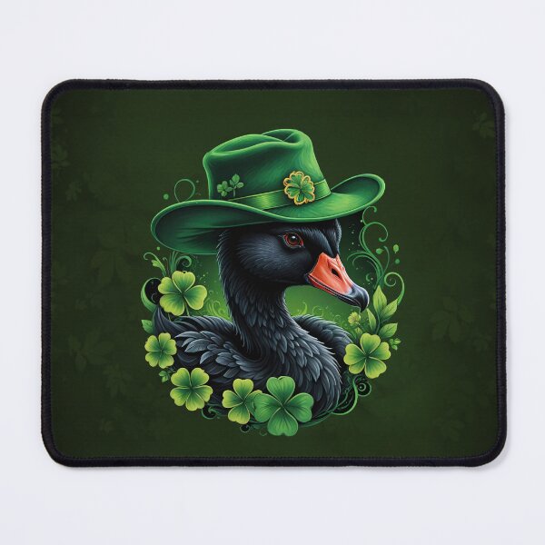 Item preview, Irish Elegance, The Black Swan of St. Patrick's Day. designed and sold by nicky2342.
