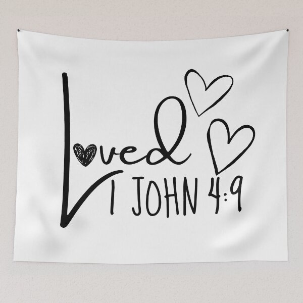 Item preview, Loved by God, Christian Valentine designed and sold by MoriaStore.