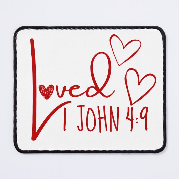 Item preview, Loved by God, christian quotes designed and sold by MoriaStore.