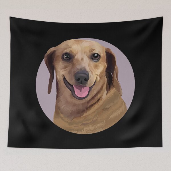 Item preview, Pet Dog portrait 2 designed and sold by Craftsanity.