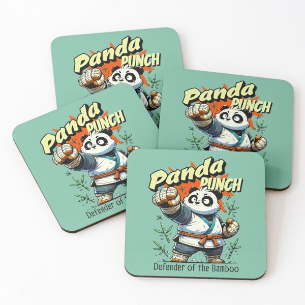 Item preview, Panda Punch Defender of the Bamboo Funny Kung Fu Panda Martial Arts designed and sold by Matt_Smith.