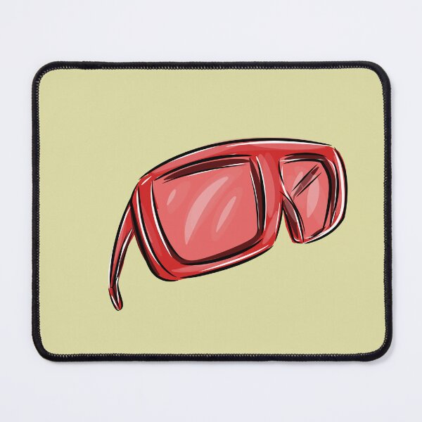 Item preview, Square Red Sunglasses designed and sold by Stipper Store.