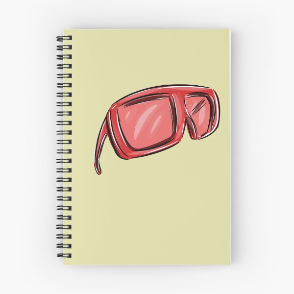 Artikelvorschau, Eckige rote Sonnenbrille entworfen und verkauft von Stipper Store.