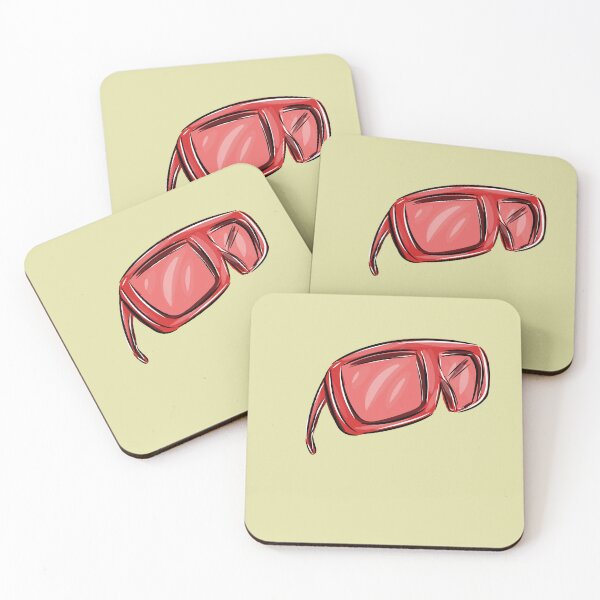 Item preview, Square Red Sunglasses  designed and sold by Stipper Store.