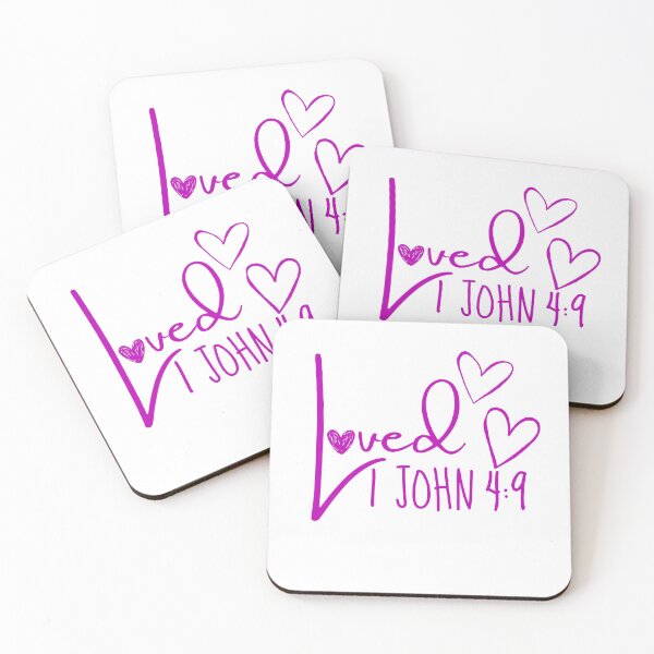 Item preview, Loved by God, christian quotes designed and sold by MoriaStore.