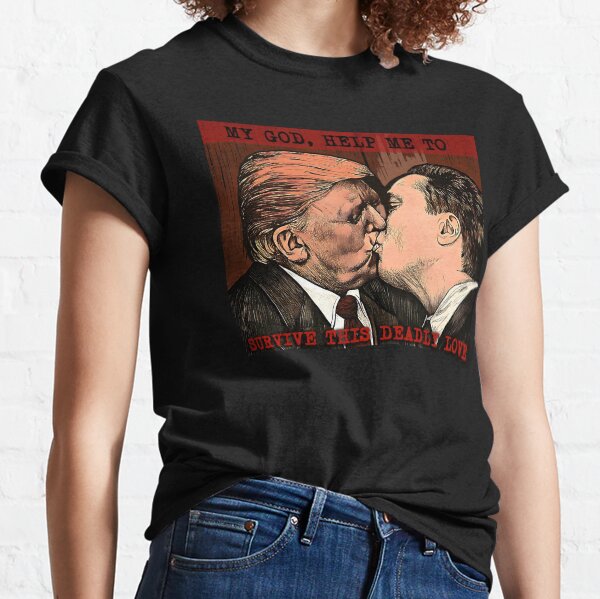 Artikel-Vorschau von Bruderkuss Donald Trump und Elon Musk, designt und verkauft von ValentinaHramov.