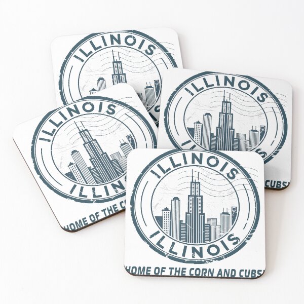 Item preview, Illinois postal seal design designed and sold by Island Gift Lounge.
