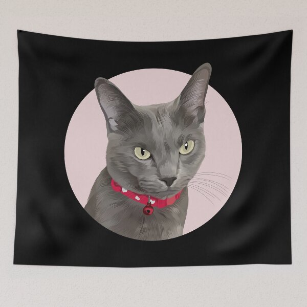 Item preview, Pet Cat portrait 3 designed and sold by Craftsanity.