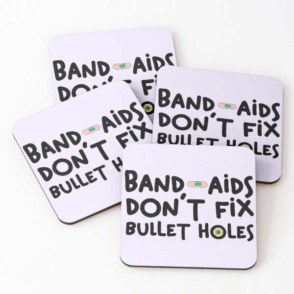Item preview, Bad Blood - Band-Aids Don't Fix Bullet Holes designed and sold by Fanverse Merchandise.