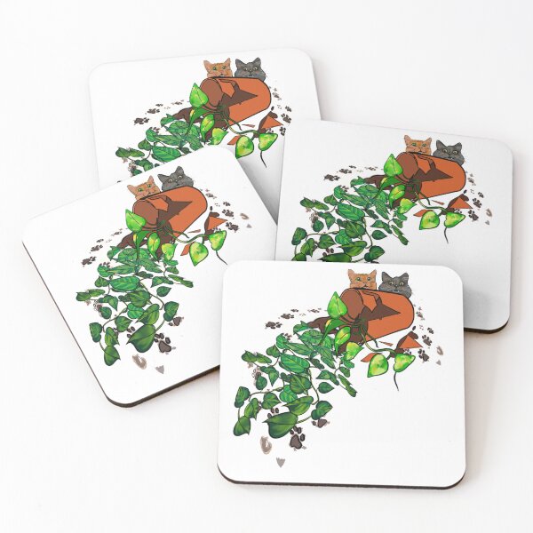 Item preview, Cat vs. plant. We know who won.  designed and sold by Jatmeow.