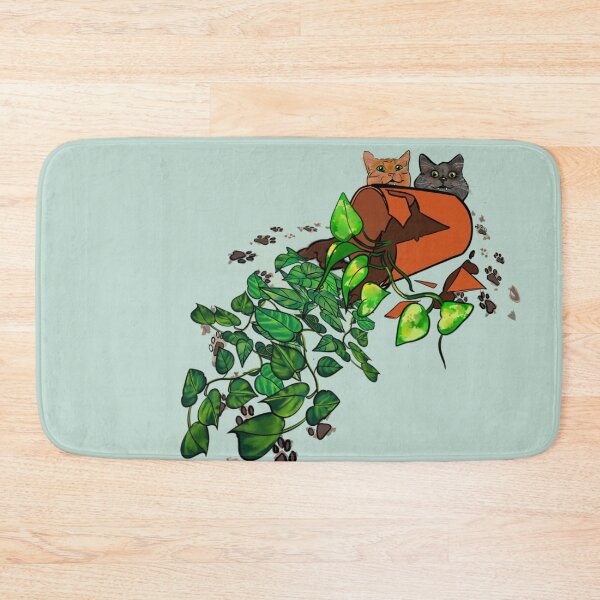 Item preview, Cat vs. plant. We know who won.  designed and sold by Jatmeow.