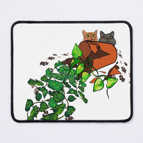Item preview, Cat vs. plant. We know who won. designed and sold by Jatmeow.