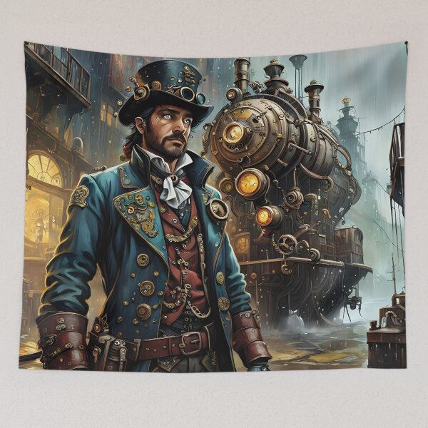 Item preview, steampunk jigsaw puzzles designed and sold by Random Designs.