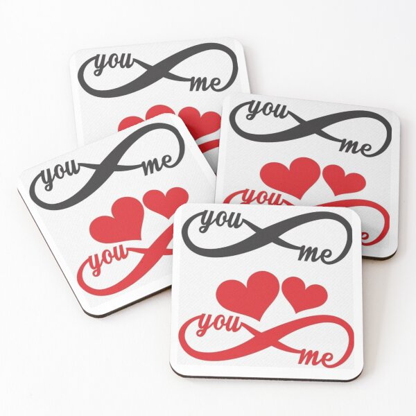 Item preview, "You and Me Infinity Love Symbol with Heart Design" designed and sold by Printandpick.