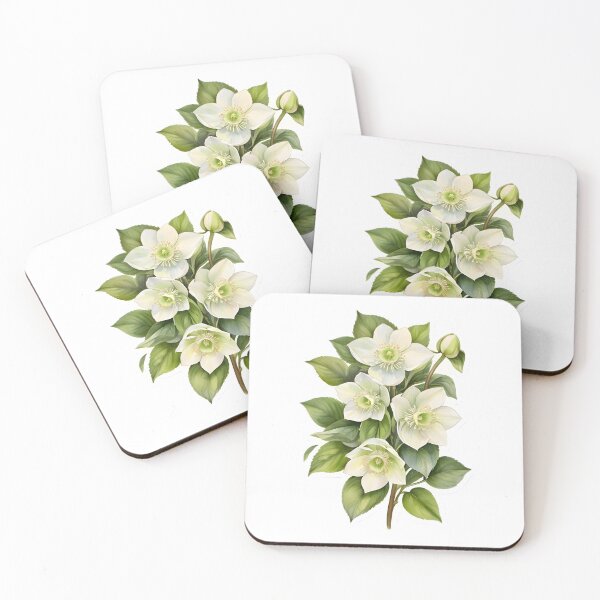 Item preview, White Hellebore (Christmas Rose) designed and sold by HOMETOWN86.