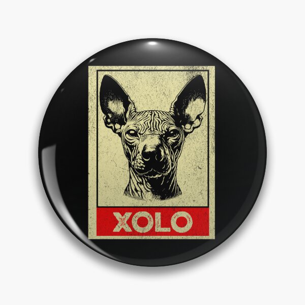 Vista previa del artículo con la obra «Camiseta con diseño de perro sin pelo mexicano Xoloitzcuintli, impresión artística única de Xolo, regalo para amantes de los perros Xolo, decoración de perros Xolo, arte de ilustración de Xolo», diseñado y vendido por Xolo Merch.