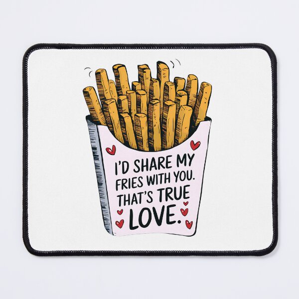 Item preview, I share my fries with you that's true love designed and sold by nookmerch97.