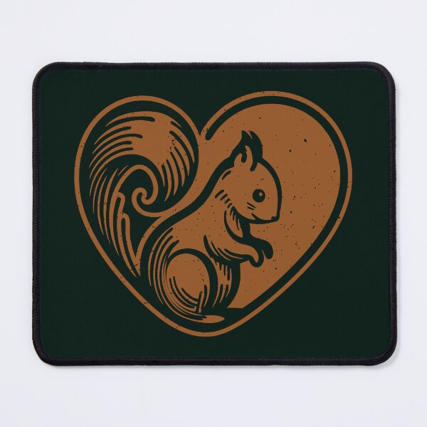 Item preview, Heart-Shaped Squirrel Illustration – Perfect for Valentine’s Day and Squirrel Lovers designed and sold by Teemaniac.
