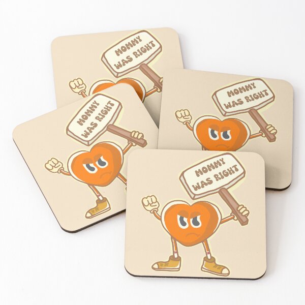 Item preview, Mommy was right - Retro Heart Mascot Design designed and sold by petiteToulon.