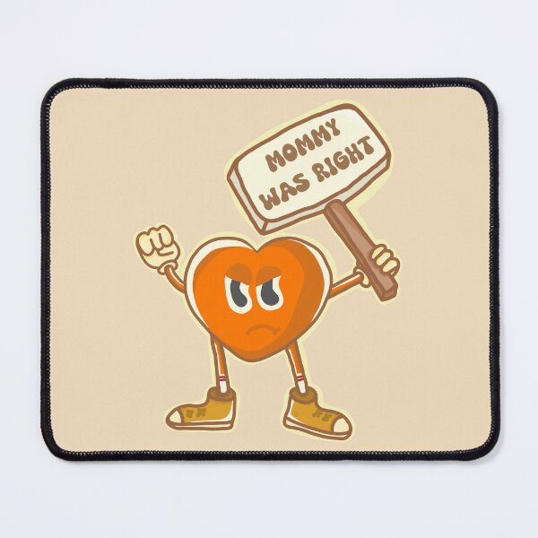 Item preview, Mommy was right - Retro Heart Mascot Design designed and sold by petiteToulon.