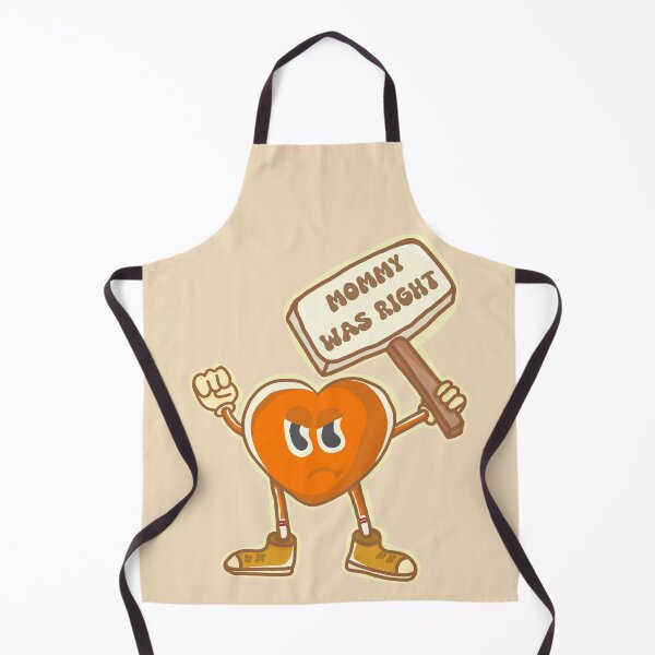 Item preview, Mommy was right - Retro Heart Mascot Design designed and sold by petiteToulon.