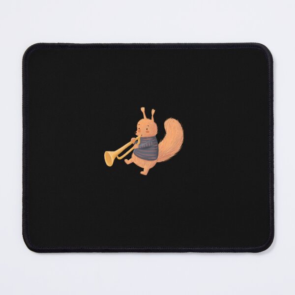 Item preview, Cute design with a squirrel playing trumpet  designed and sold by volhakaliaha.
