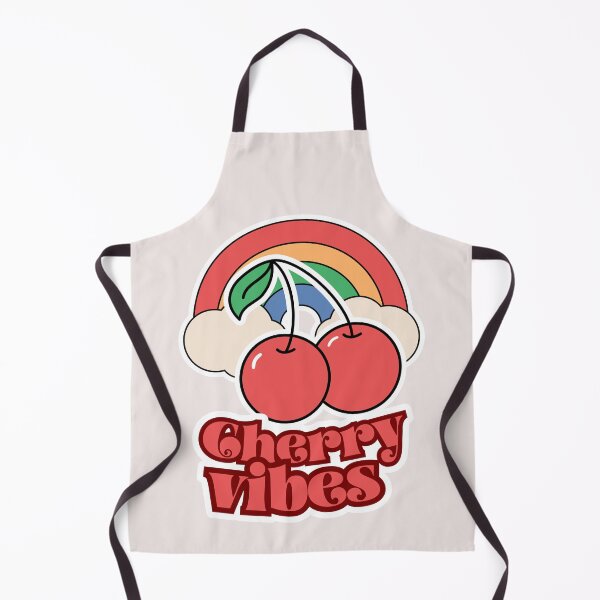 Item preview, Cherry Vibes Under Rainbow Skies With Red Cherries designed and sold by SplashTastic.