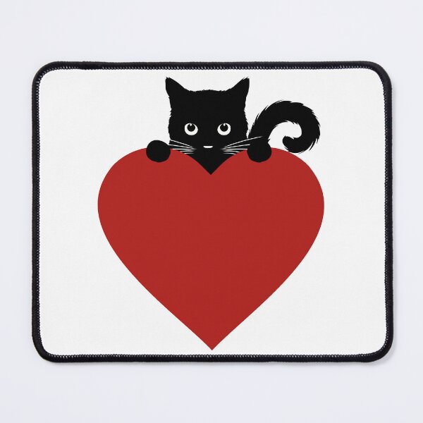 Item preview, Black Cat and a Heart designed and sold by FieldScent.