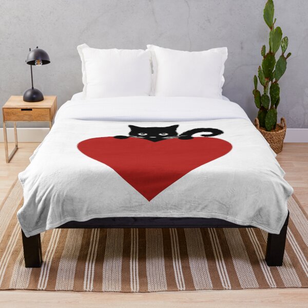 Item preview, Gato negro y un corazón designed and sold by FieldScent.