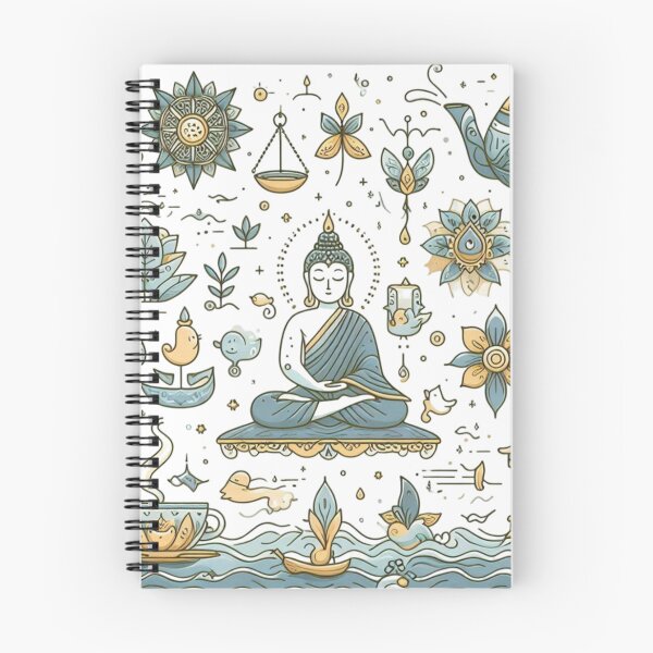 Item preview, calm theme pattern designed and sold by MT-Hub | Art for Every Soul.