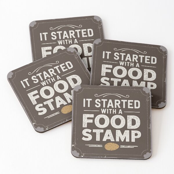 Item preview, Started with a Food Stamp designed and sold by wzetart.