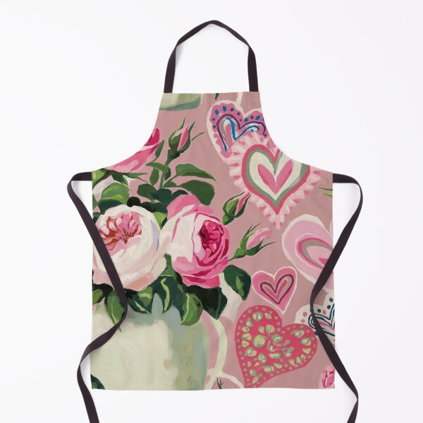 Item preview, Modern Romanticism White Vase With The Roses Hearts designed and sold by Tamas Das.