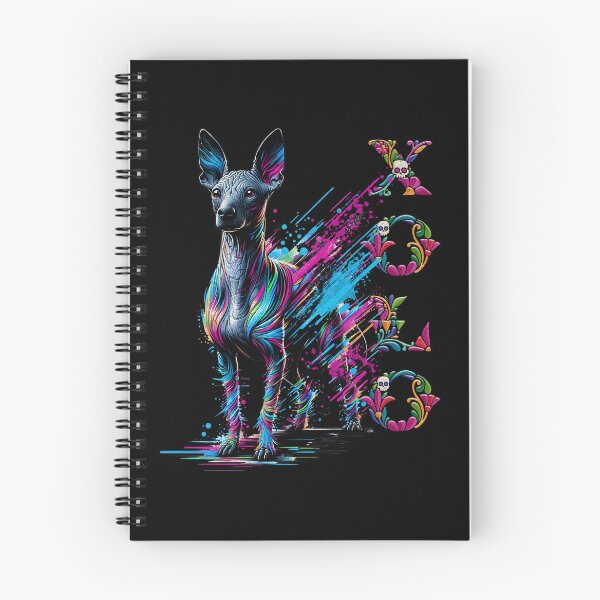 Item preview, Xoloitzcuintli Mexican Hairless Dog Design, Colorful Xoloitzcuintli Art, Unique Dog Lover Design, Vibrant Dog Illustration, Dog Gifts designed and sold by Xolo Merch.