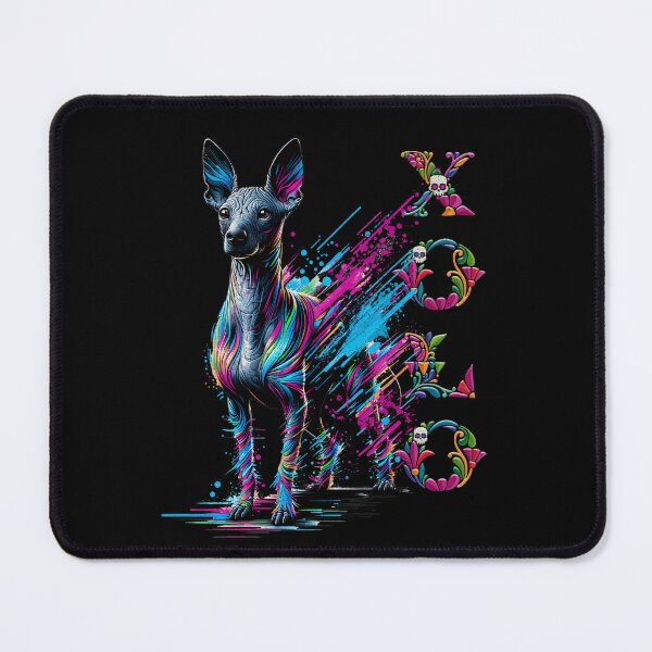 Item preview, Xoloitzcuintli Mexican Hairless Dog Design, Colorful Xoloitzcuintli Art, Unique Dog Lover Design, Vibrant Dog Illustration, Dog Gifts designed and sold by Xolo Merch.