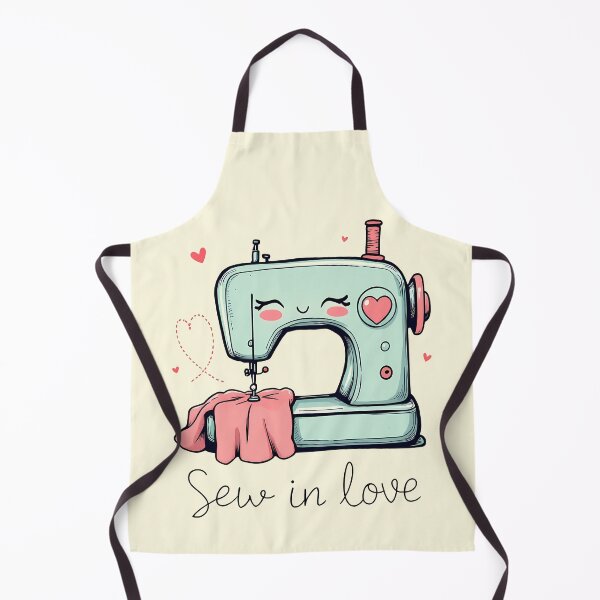 Item preview, Cute Kawaii Sewing Machine - Valentine Sewing designed and sold by BNCH44.