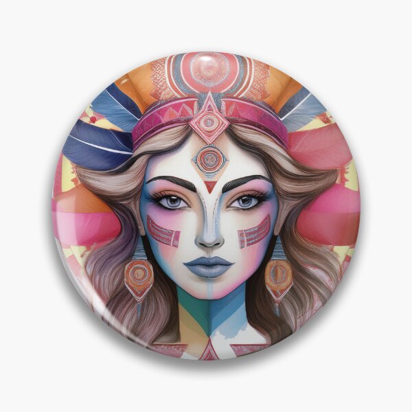 Artikelvorschau, Schamanische Göttin der Eingeborenen entworfen und verkauft von Goddess Channel.