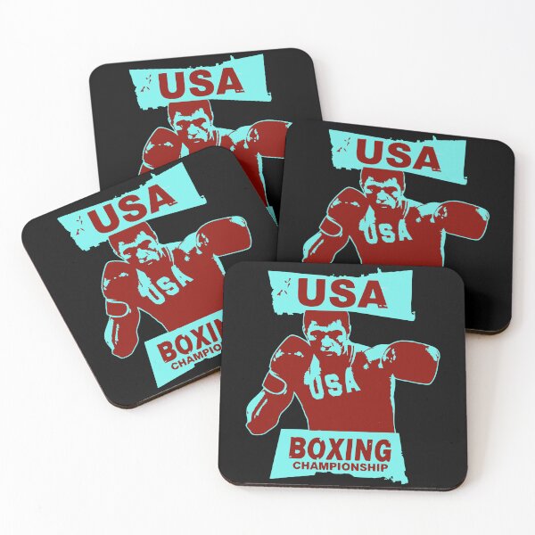 Item preview, USA Boxing Championship Retro Fighter Design designed and sold by VikArtStudio.