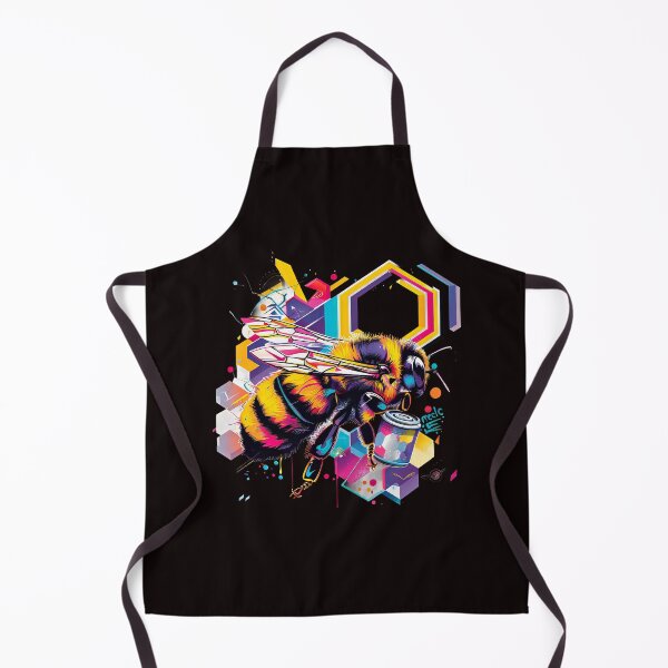 Item preview, Vibrant Honeybee Abstract Art - Modern Geometric Design designed and sold by EmiBarDesign.