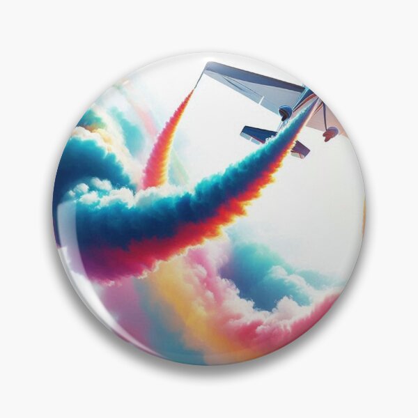 Item preview, Aerobatic airplane on a white background designed and sold by Echoes of color.