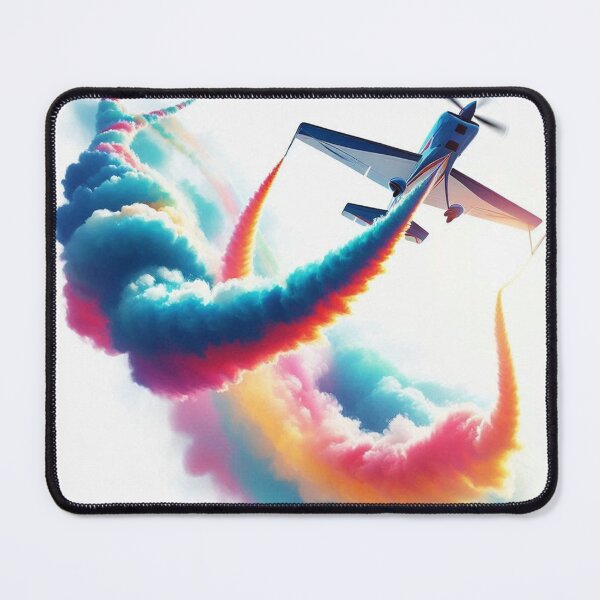 Item preview, Aerobatic airplane on a white background designed and sold by Echoes of color.