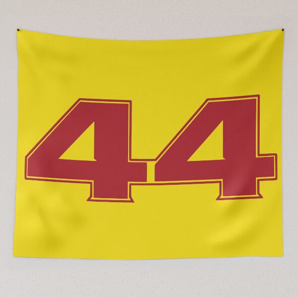 Item preview, Lewis Hamilton 2025 Ferrari Helmet Racing Number LH44 red designed and sold by Pink Polar F1.