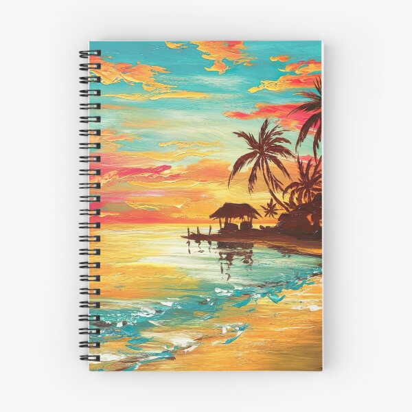 Item preview, Tropical Ocean Sunset painting designed and sold by Tamas Das.