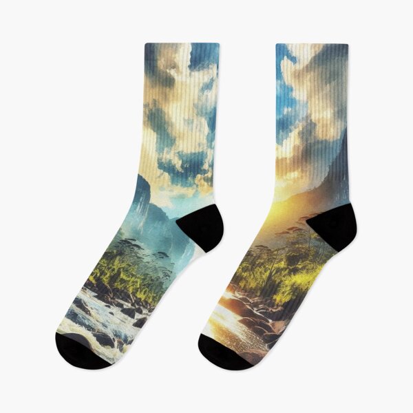 Item preview, Latino Vistas: A Celebration in Vibrant AI Watercolors, Cañón Soleado designed and sold by El-Idioma-Bros.