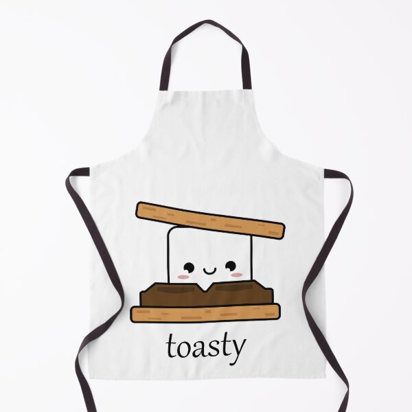 Item preview, Toasty smores delicious treat with a kawaii smile designed and sold by Halcja.