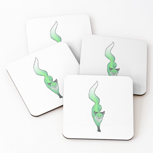 Item preview, Celestial Fox (light green) One designed and sold by fbartstudio.