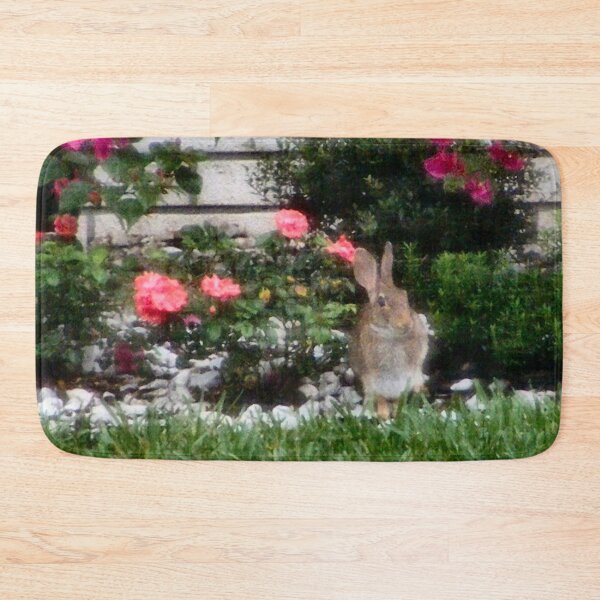 Item preview, Rabbit Relaxes in Flower Garden designed and sold by kristalcurt.