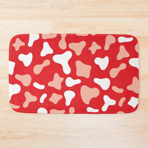 Item preview, Pink White Cow Pattern on Red Cow | Holstein Cow Pattern designed and sold by PatternPen.