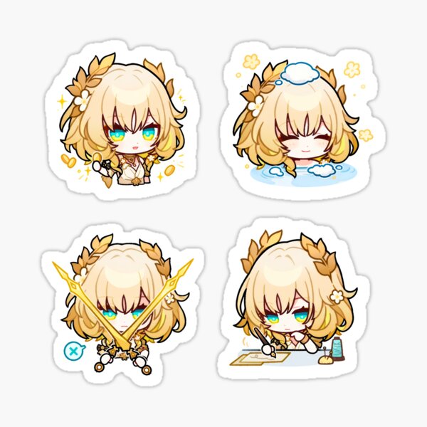 Item preview, Aglaea Sticker set, Honkai Star Rail designed and sold by Astral Drop.